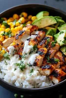 Loaded Street Corn Chicken Rice Bowl