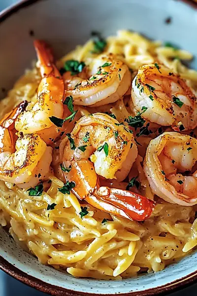 Lemon Garlic Shrimp Orzo Recipe is light, flavorful, and quick—perfect for healthy dinners or lunches with shrimp. Try it tonight!