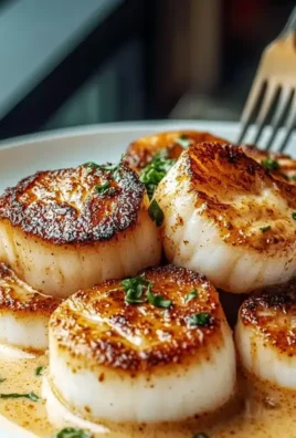 Seared Scallops with Spicy Cajun Cream Sauce