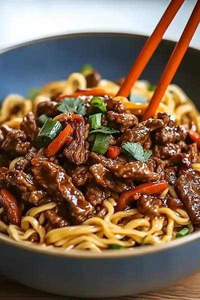 Hoisin Beef Noodles