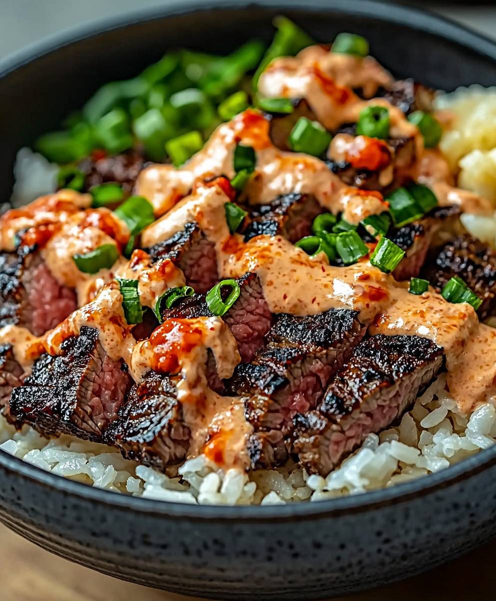 Korean BBQ Steak Bowls
