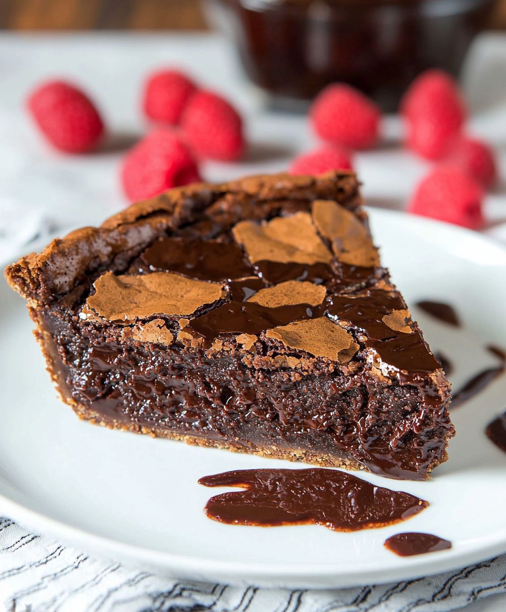 Gooey Brownie Pie