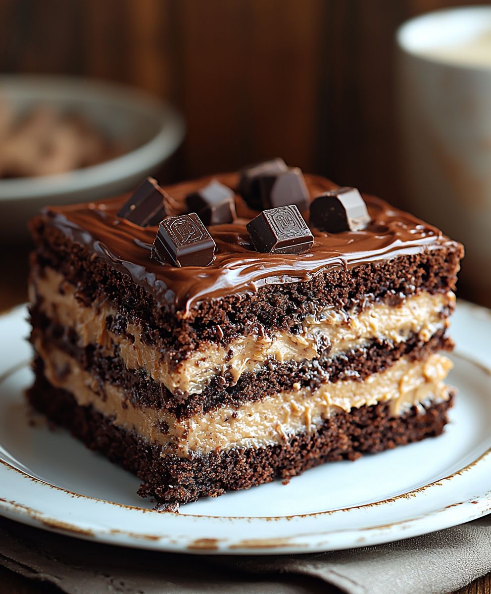 Peanut Butter Chocolate Cake