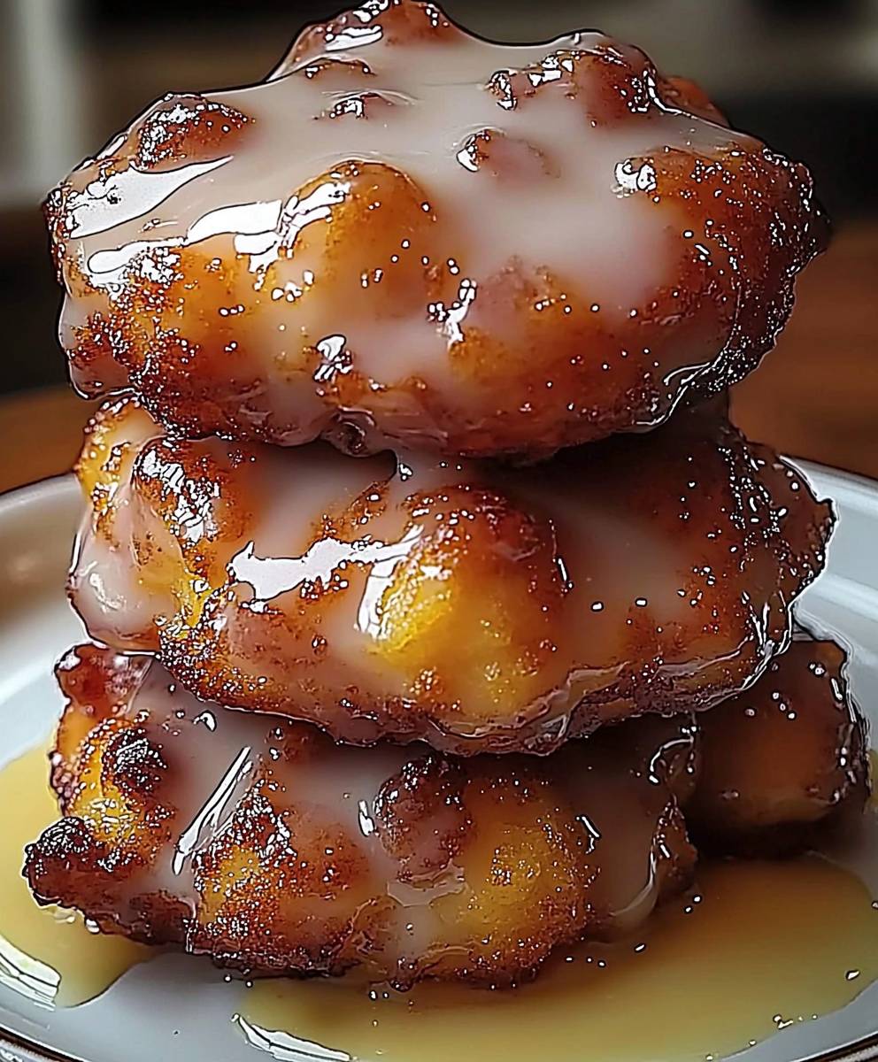 Homemade Baked Apple Fritters