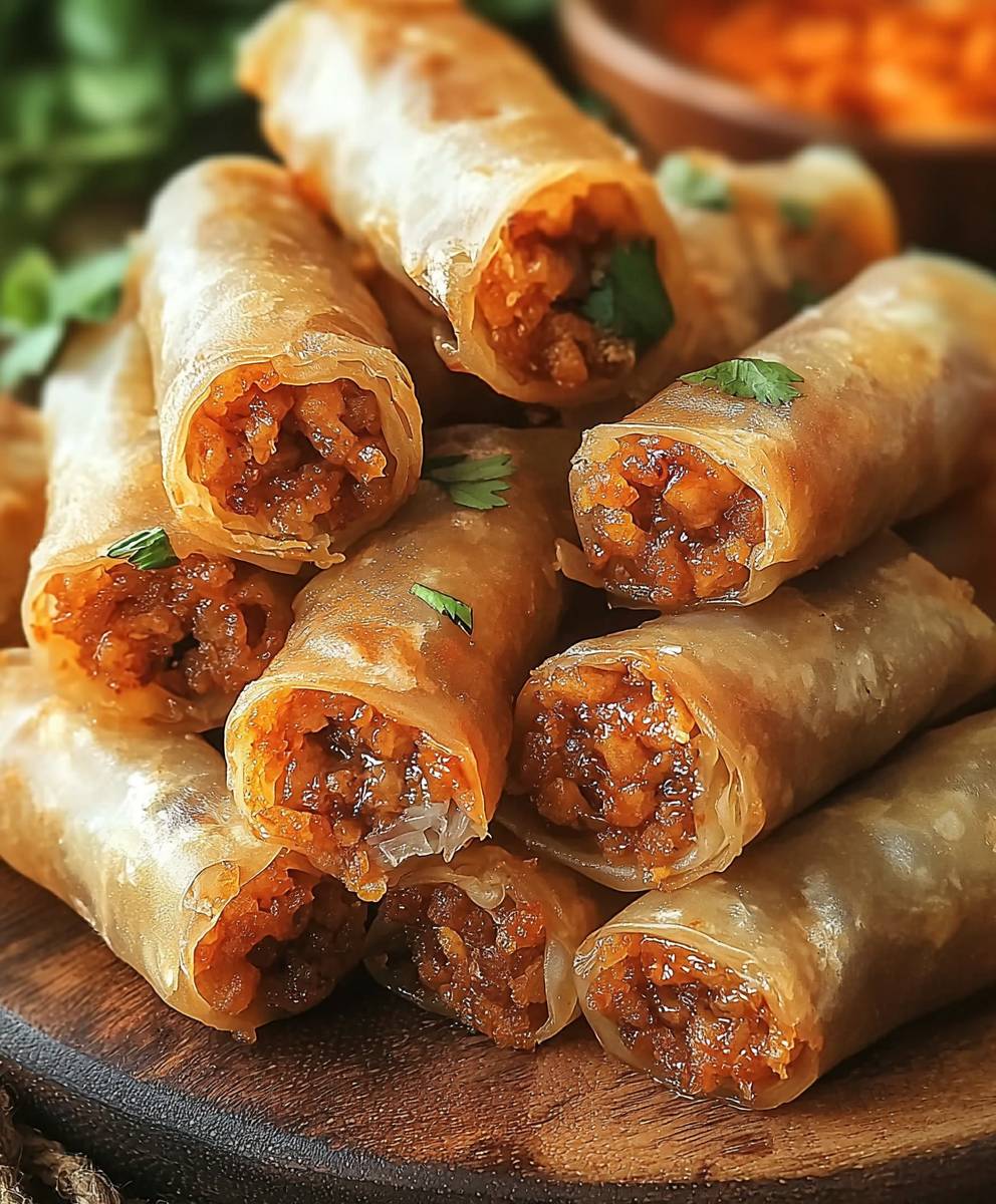 Crunchy Lumpia Filipino Dish