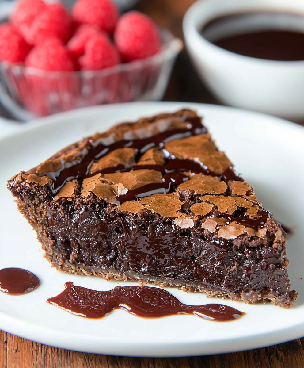 Gooey Brownie Pie