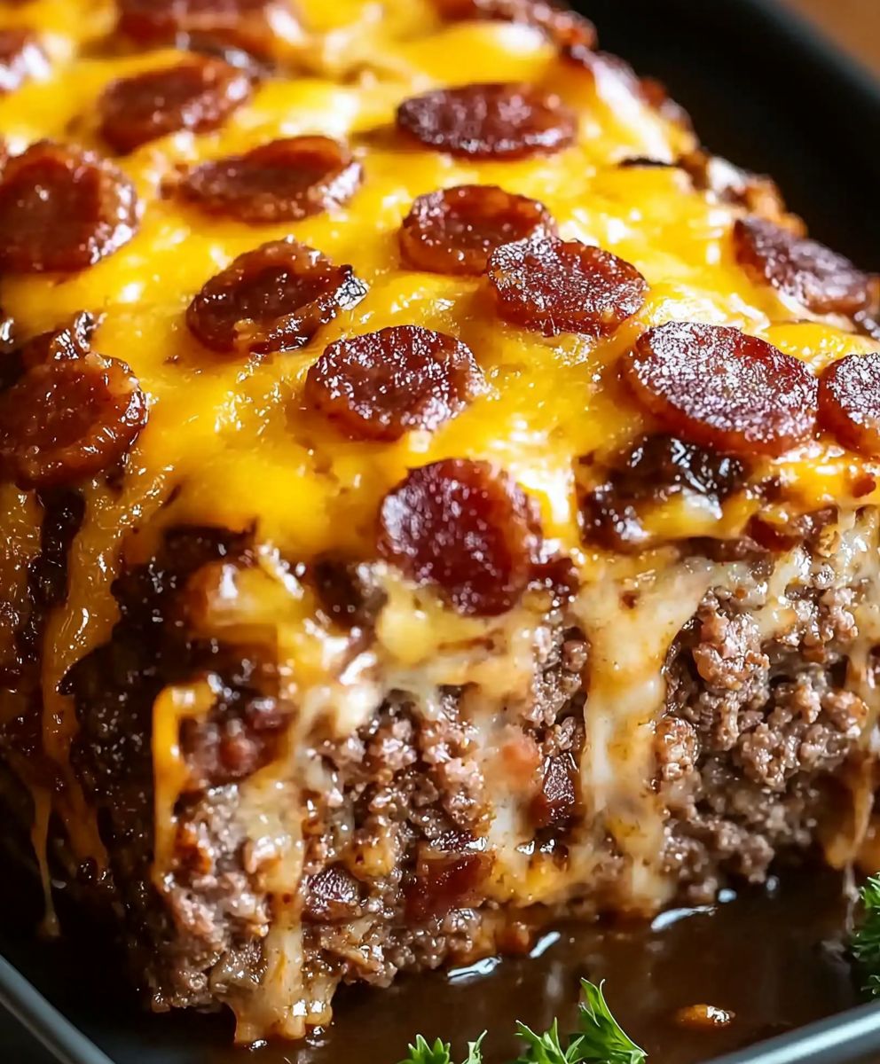 Cheeseburger Meatloaf Dinner
