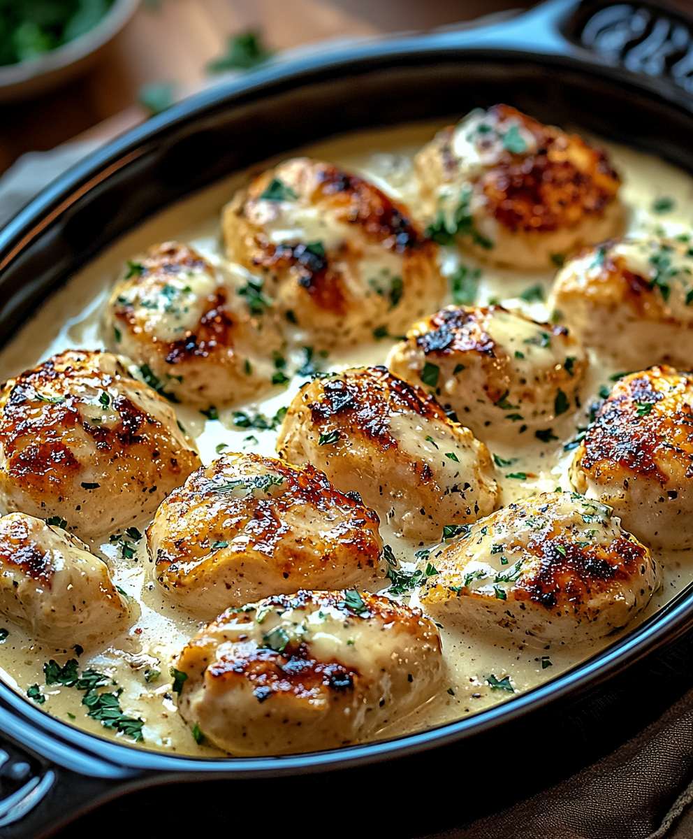 Creamy Asiago Chicken Dish