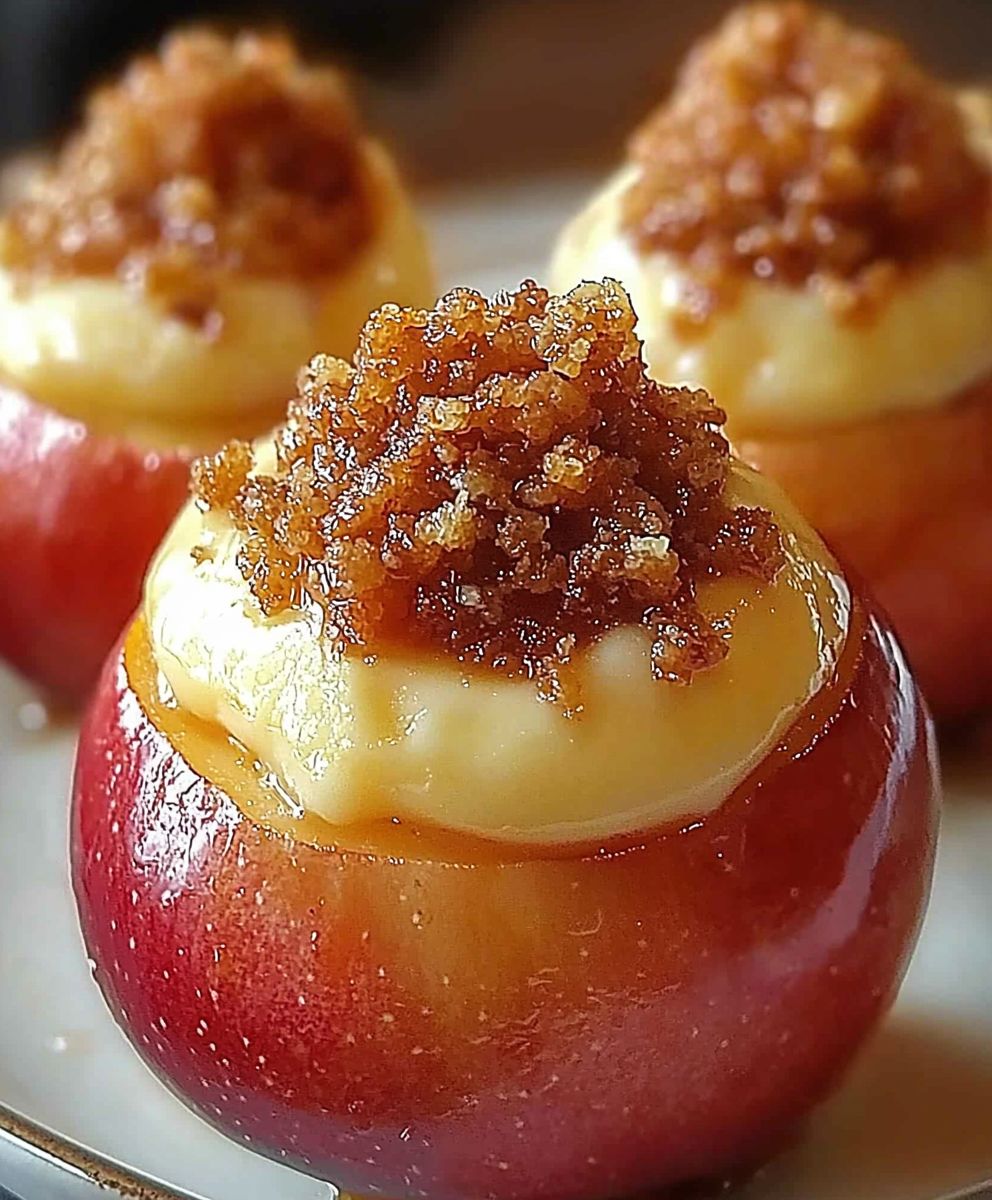 Cheesecake Stuffed Apples