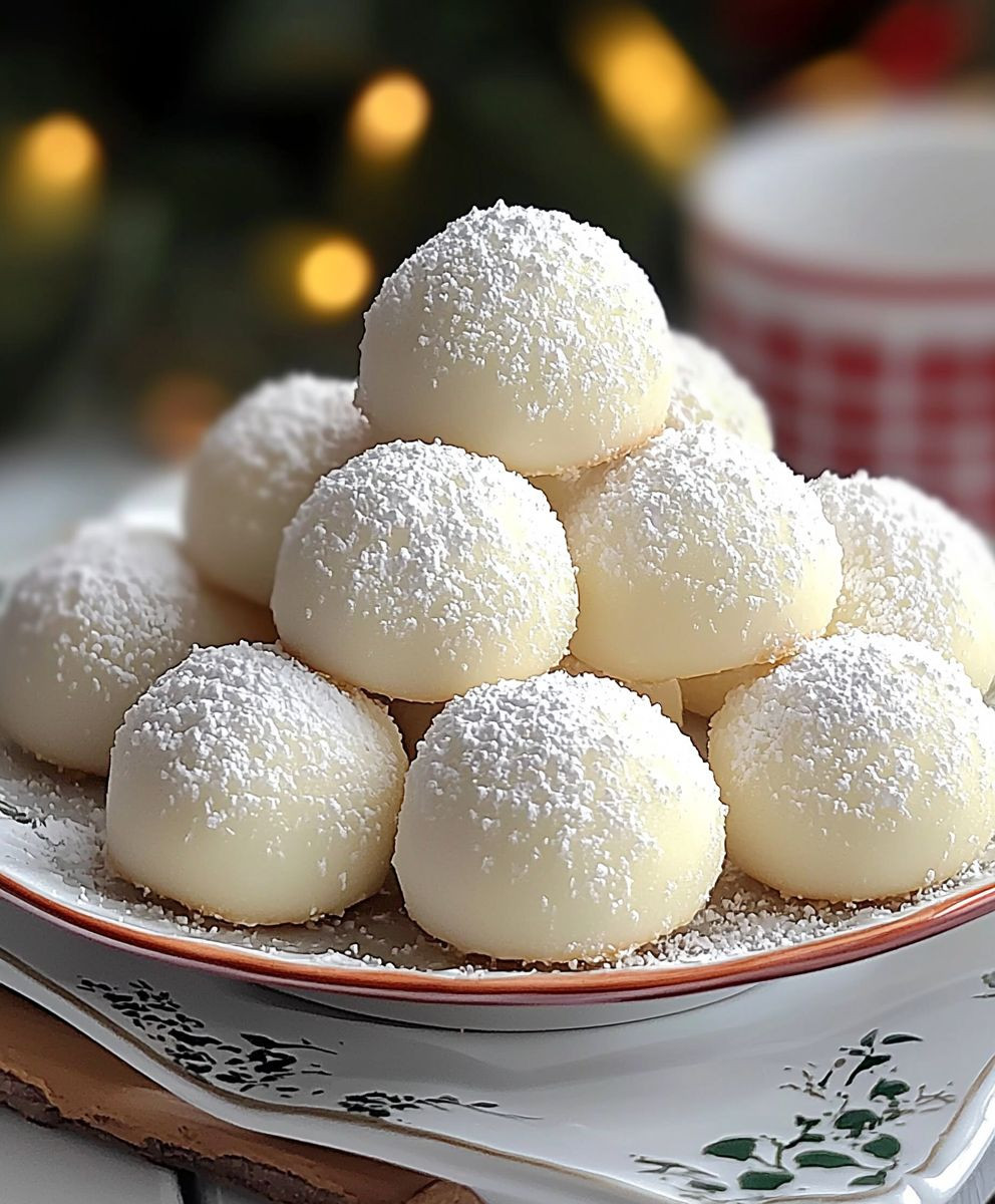 Snowball Cookies Holiday Treats