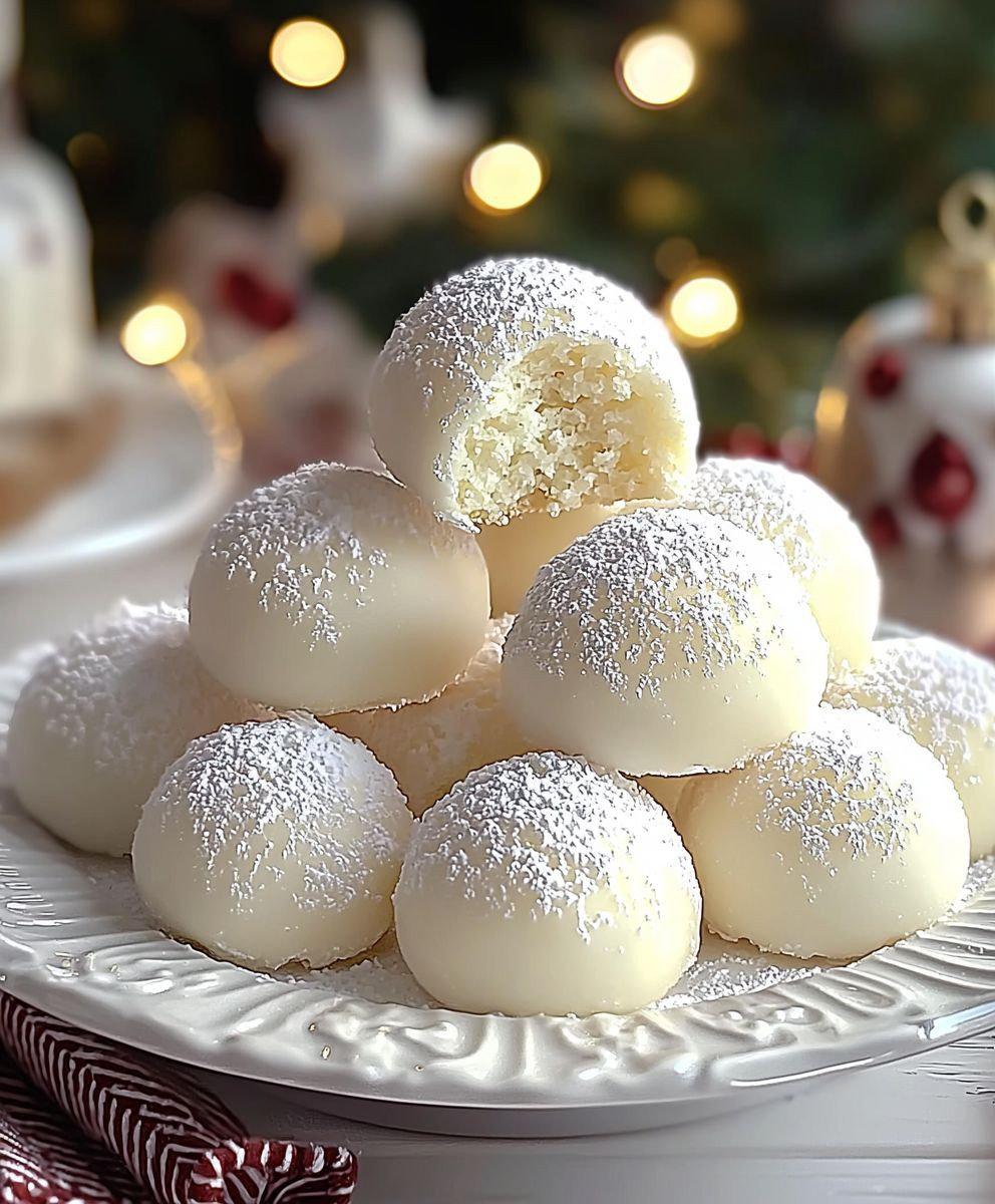 Snowball Cookies Holiday Treats