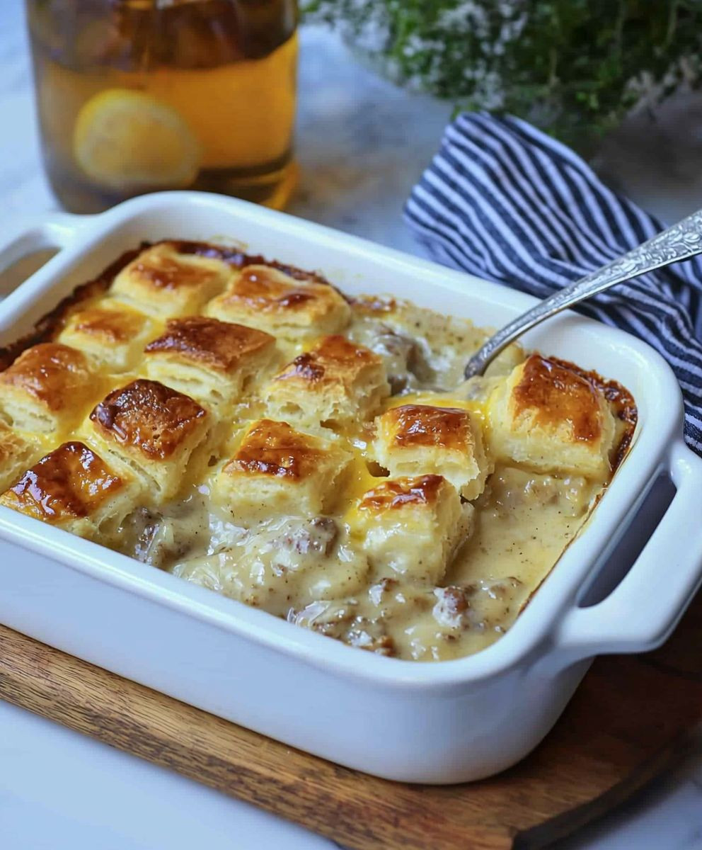 Biscuits and Gravy Casserole