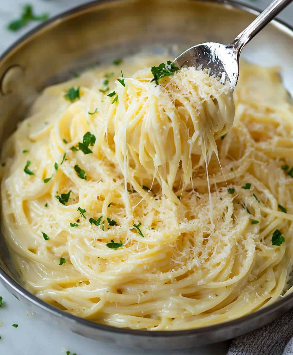Garlic Parmesan Pasta Dish