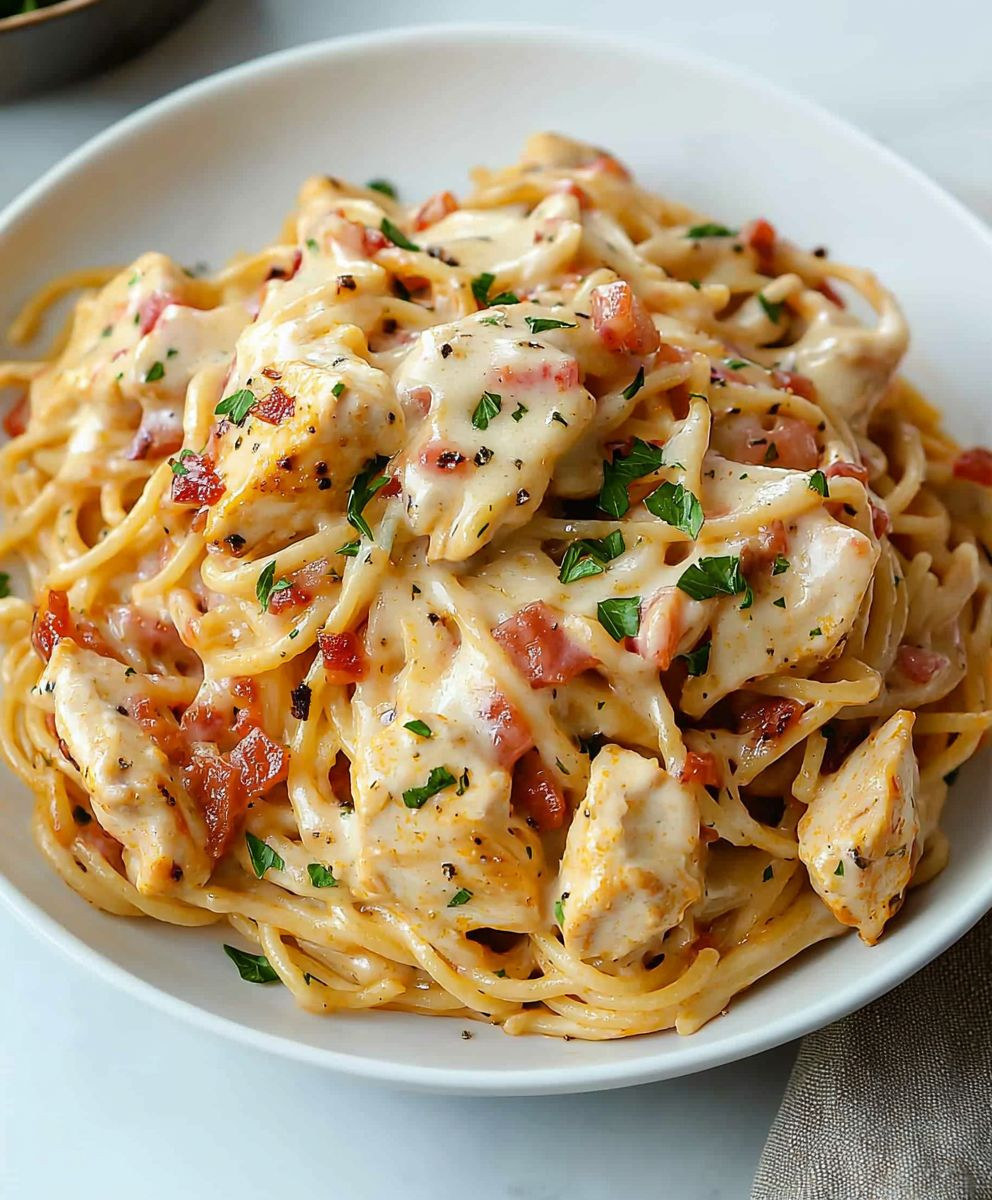 Chicken Spaghetti Dish