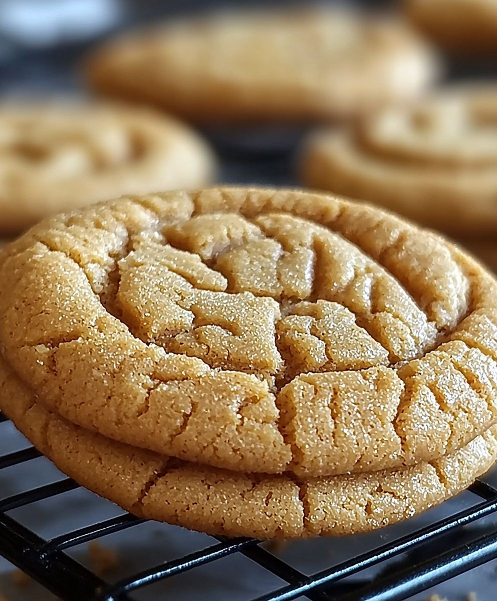 Thick Chewy Peanut Butter Cookies