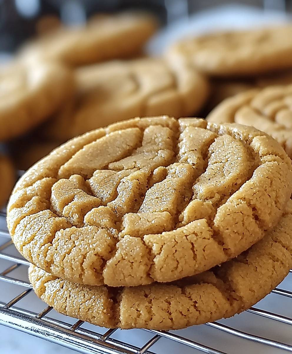 Thick Chewy Peanut Butter Cookies