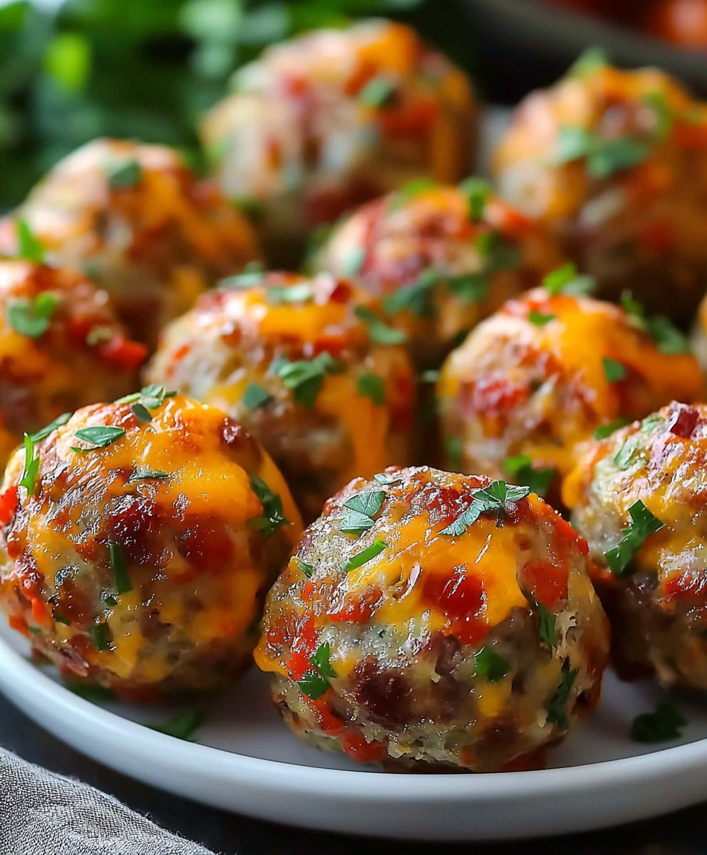 Cheesy Sausage Balls