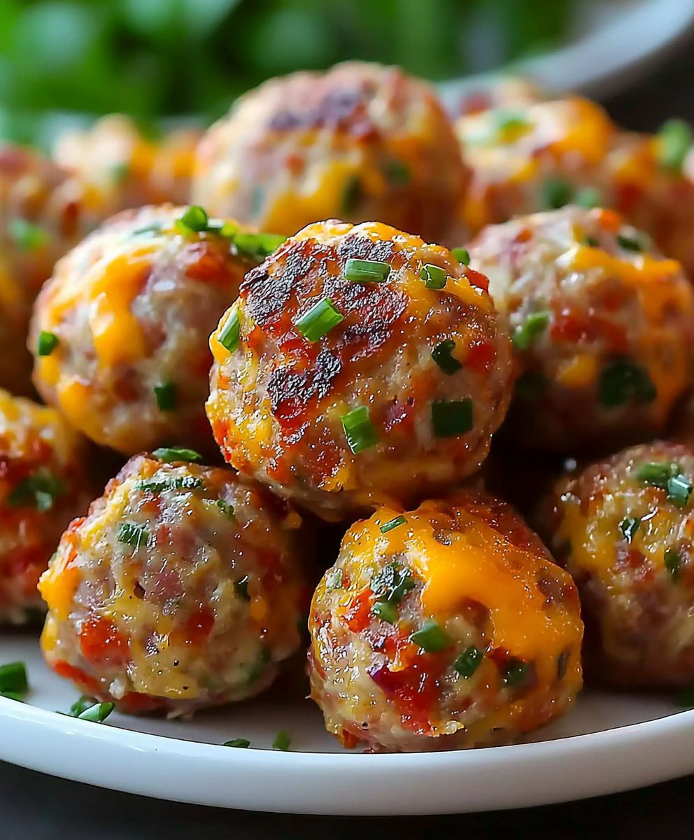Cheesy Sausage Balls