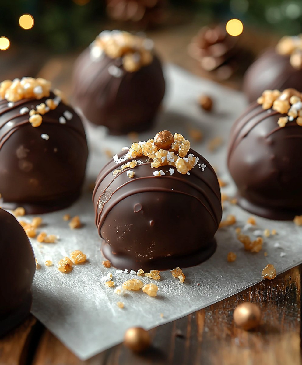 Christmas Chocolate Rice Krispie Balls