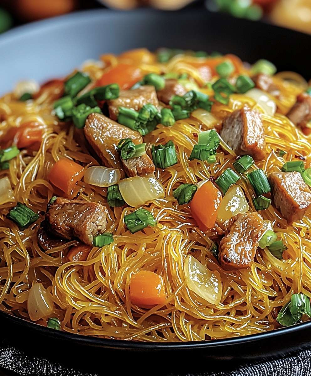 Filipino Pancit Dish