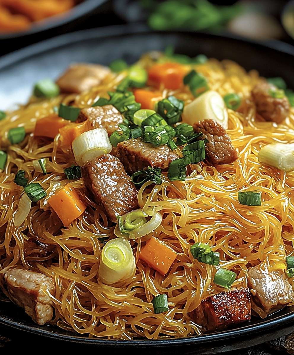 Filipino Pancit Dish