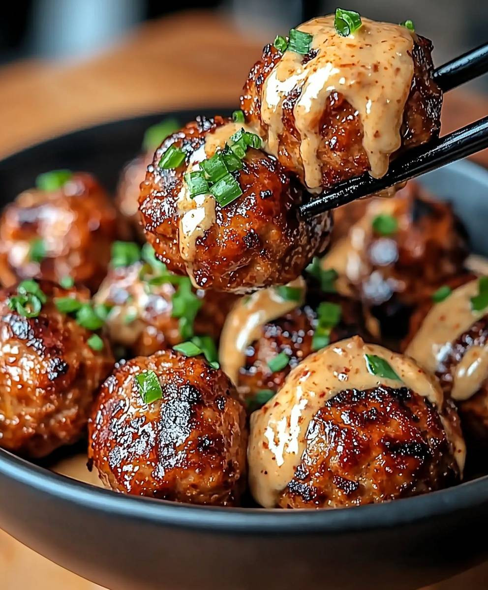 Korean BBQ Meatballs