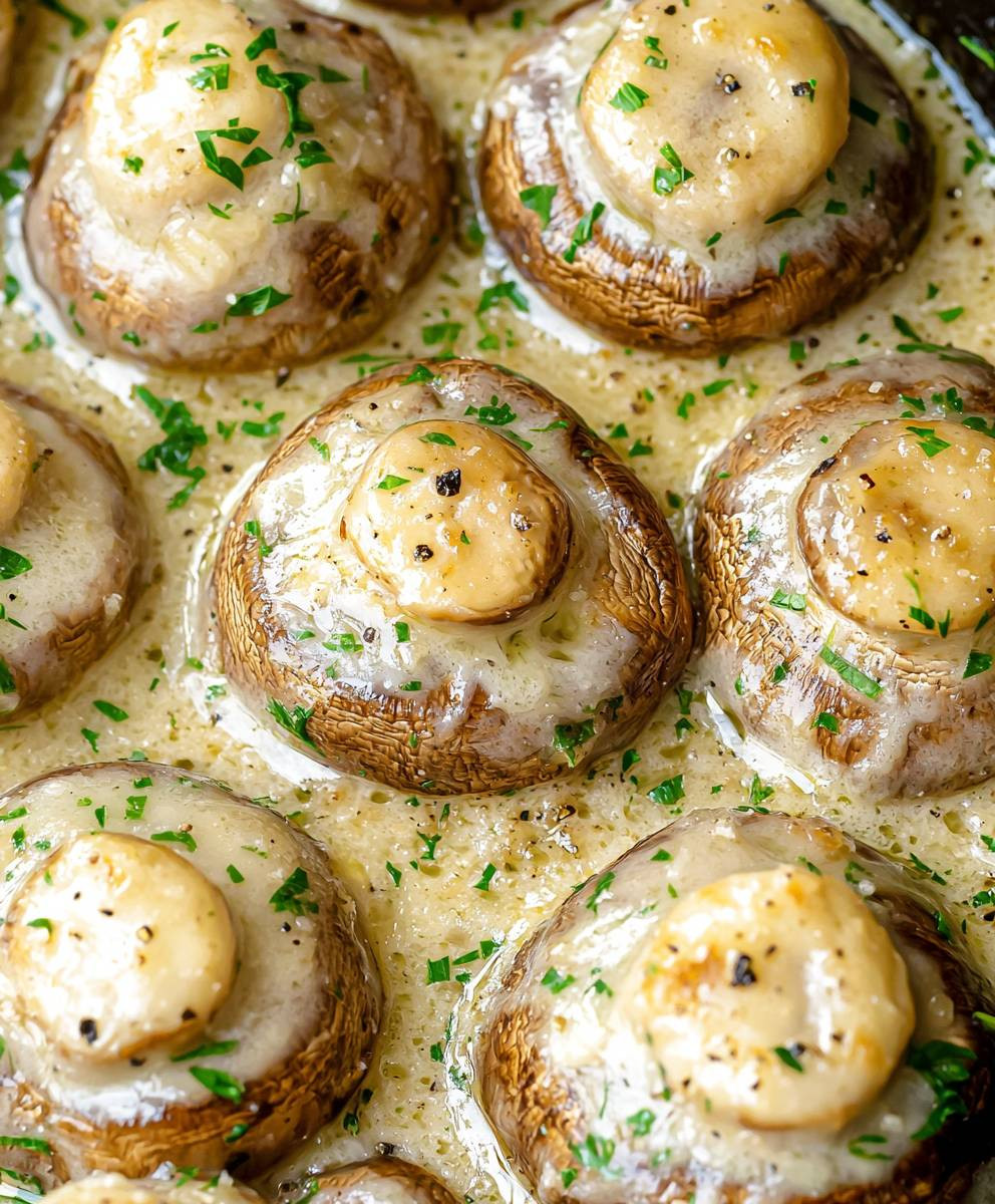 Garlic Parmesan Mushrooms