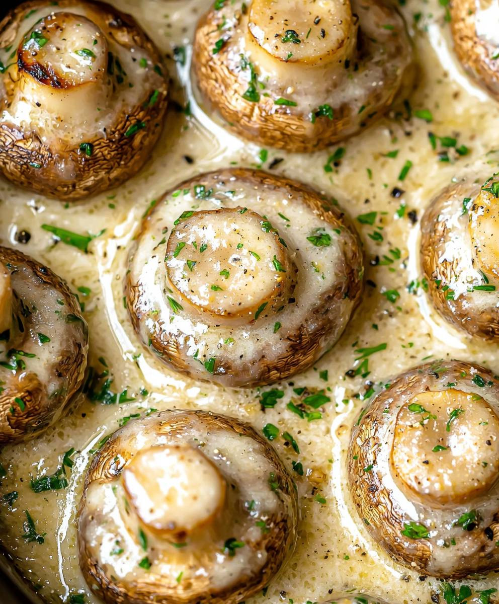 Garlic Parmesan Mushrooms