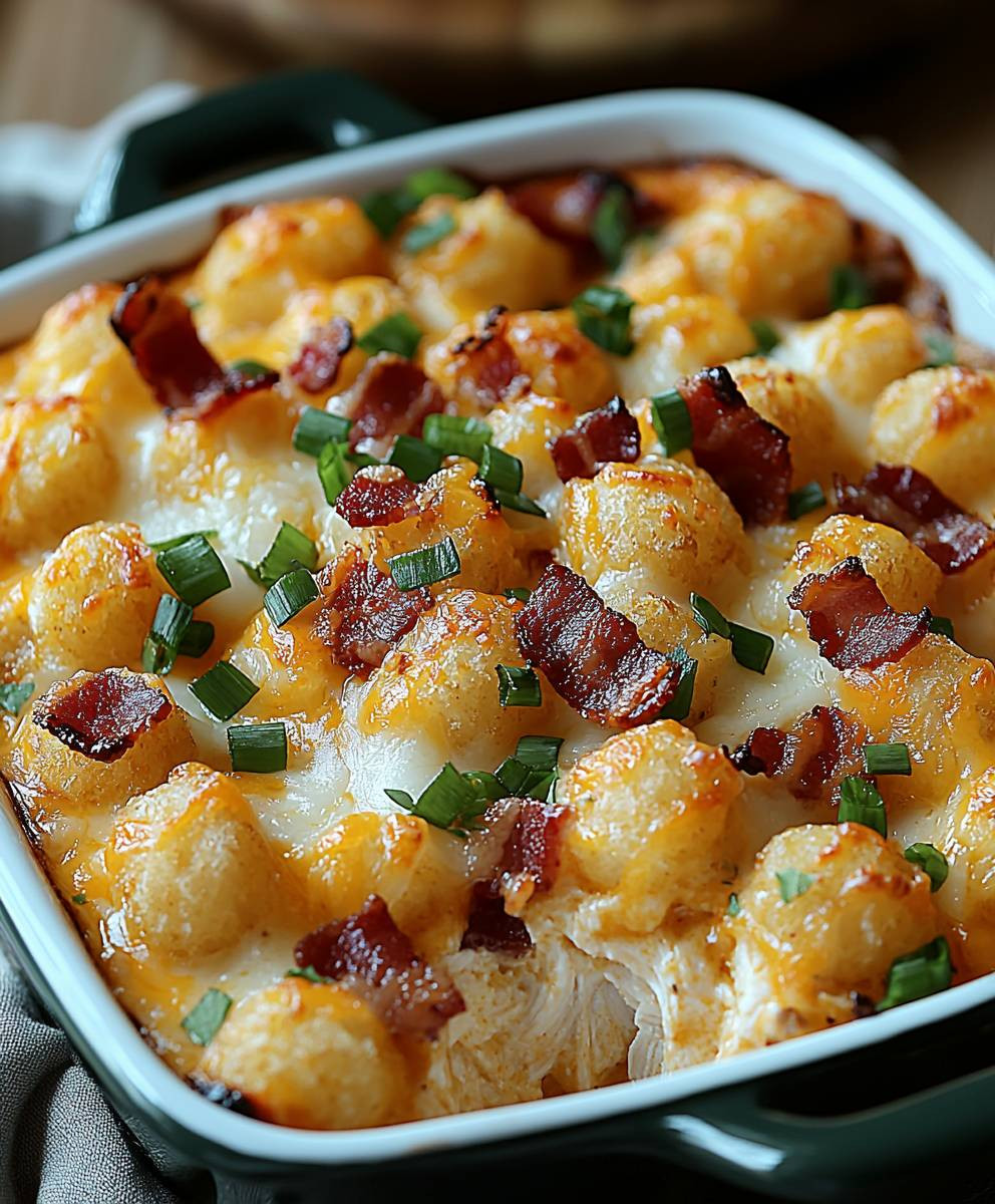 Chicken Bacon Ranch Casserole