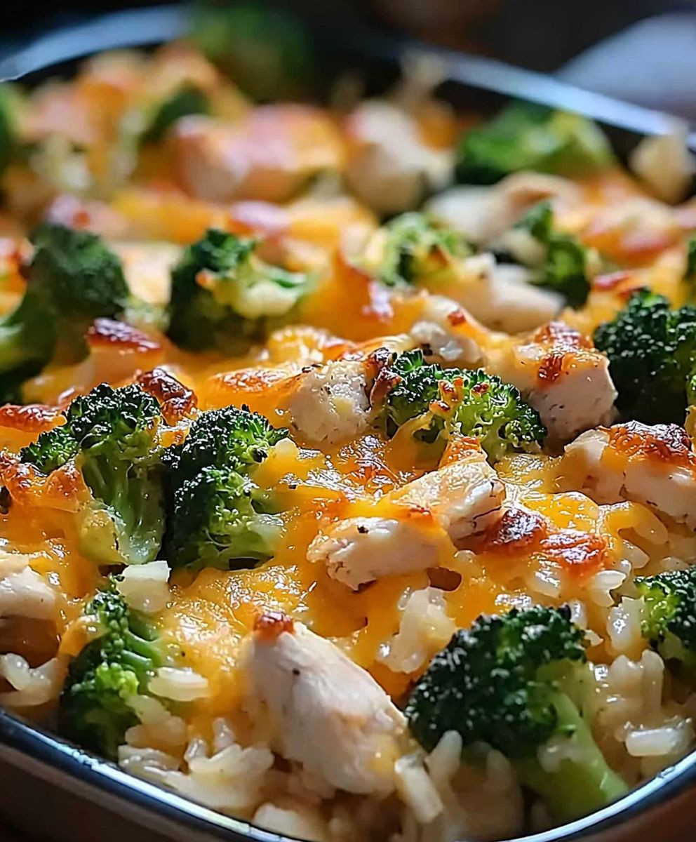 Broccoli Cheese Chicken Casserole