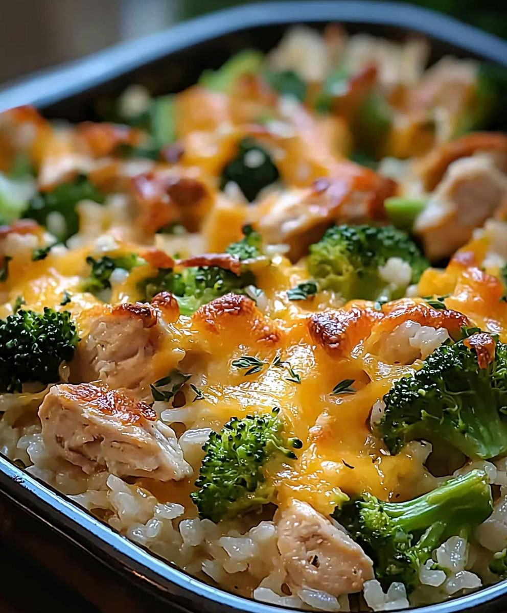 Broccoli Cheese Chicken Casserole