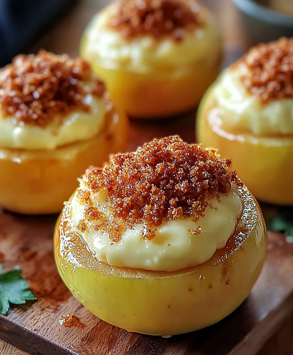 Cheesecake Stuffed Apples