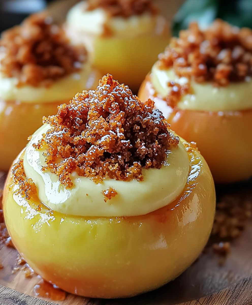 Cheesecake Stuffed Apples