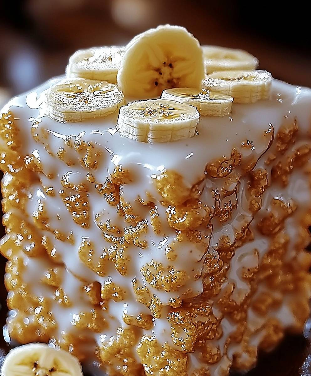 Banana Pudding Rice Krispies Treats