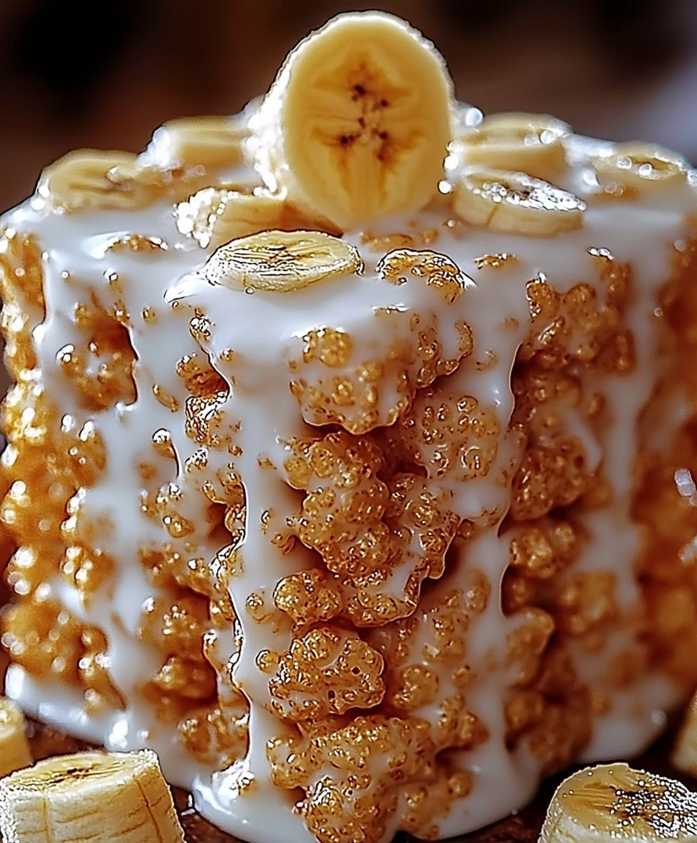 Banana Pudding Rice Krispies Treats