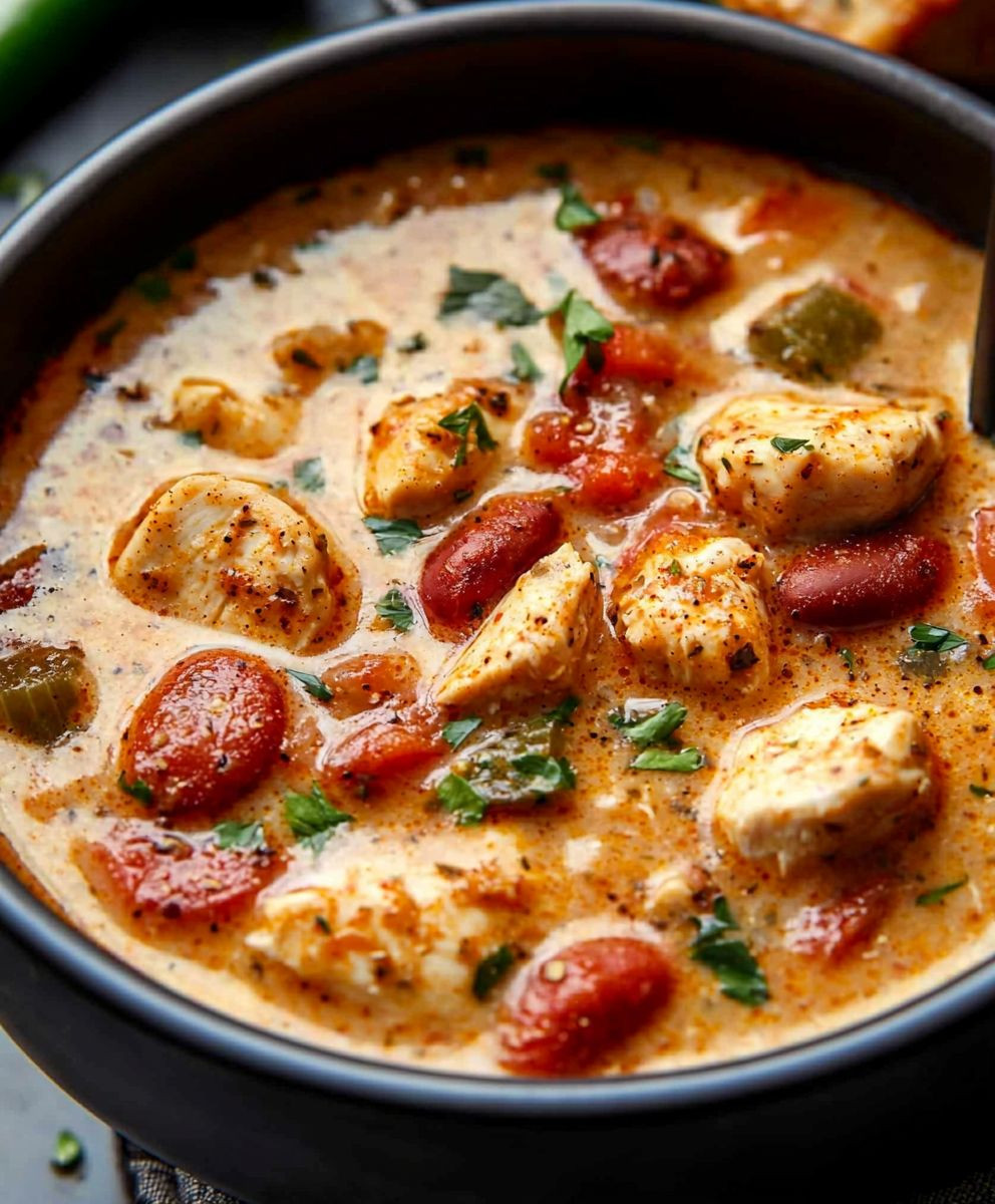 Cajun White Chicken Chili