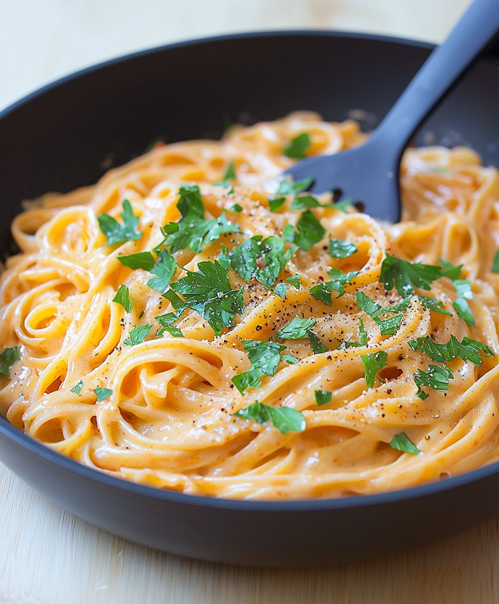 Creamy Red Pepper Alfredo Sauce