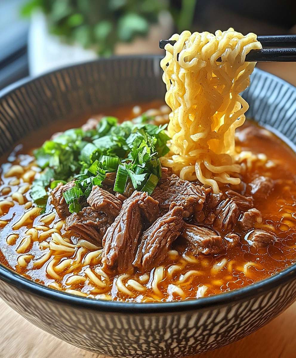 Birria Ramen with Beef