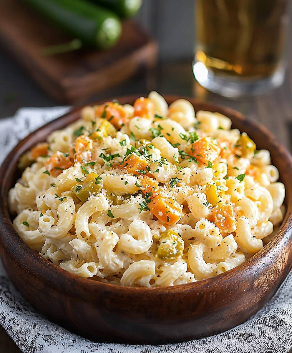 Jalapeno Popper Macaroni Salad