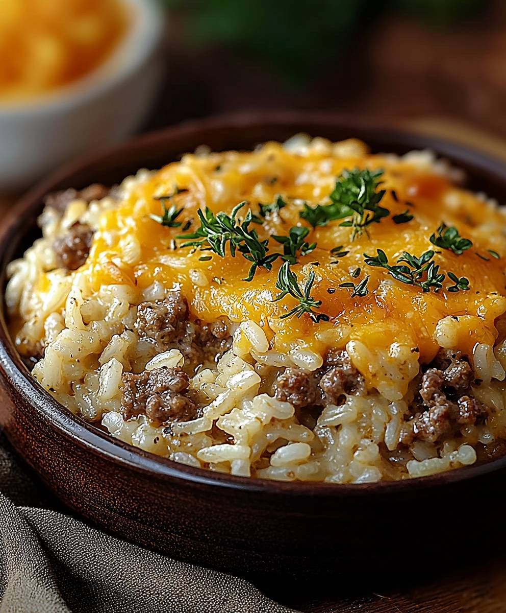 Cheesy Hamburger Casserole
