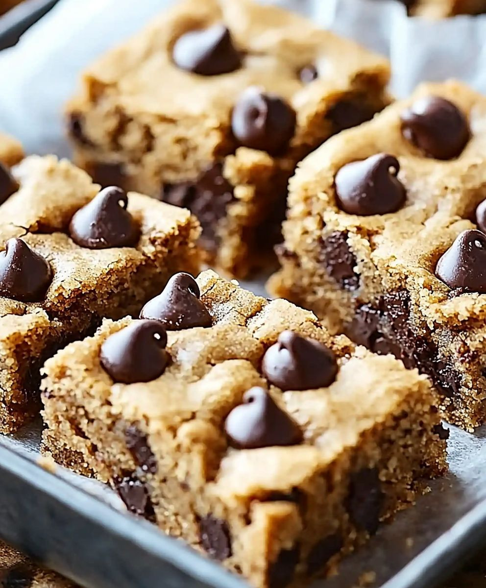 Chewy Chocolate Chip Bars