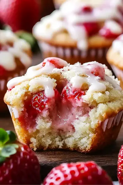 Strawberry Cream Cheese Muffins