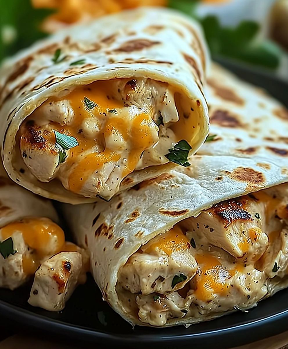 Cheesy Chicken Wrap