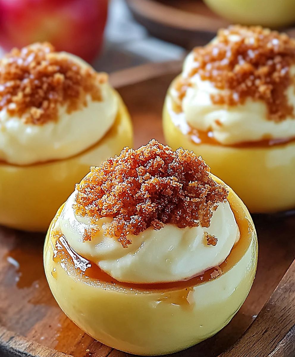 Cheesecake Stuffed Apples