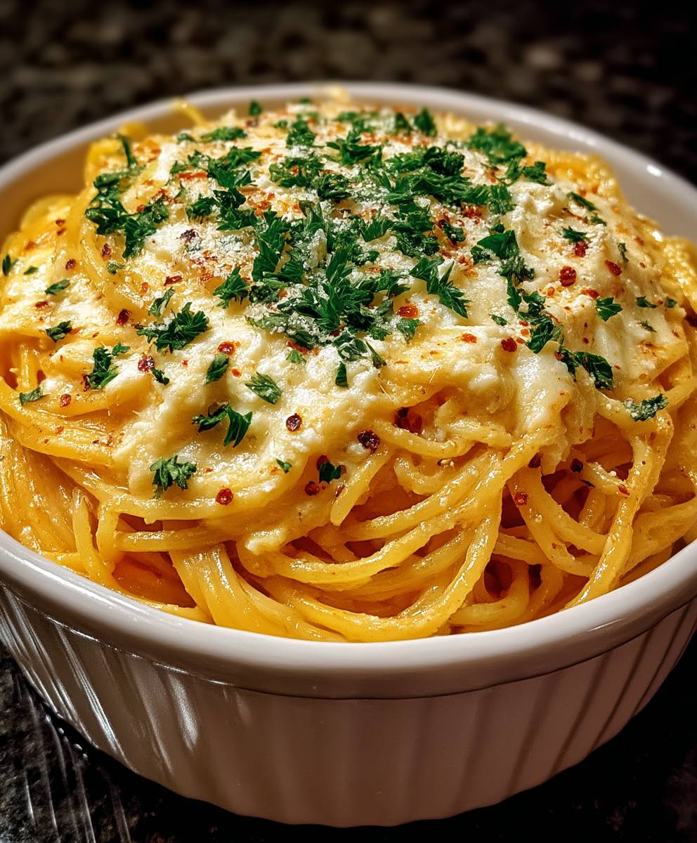 Garlic Parmesan Spaghetti