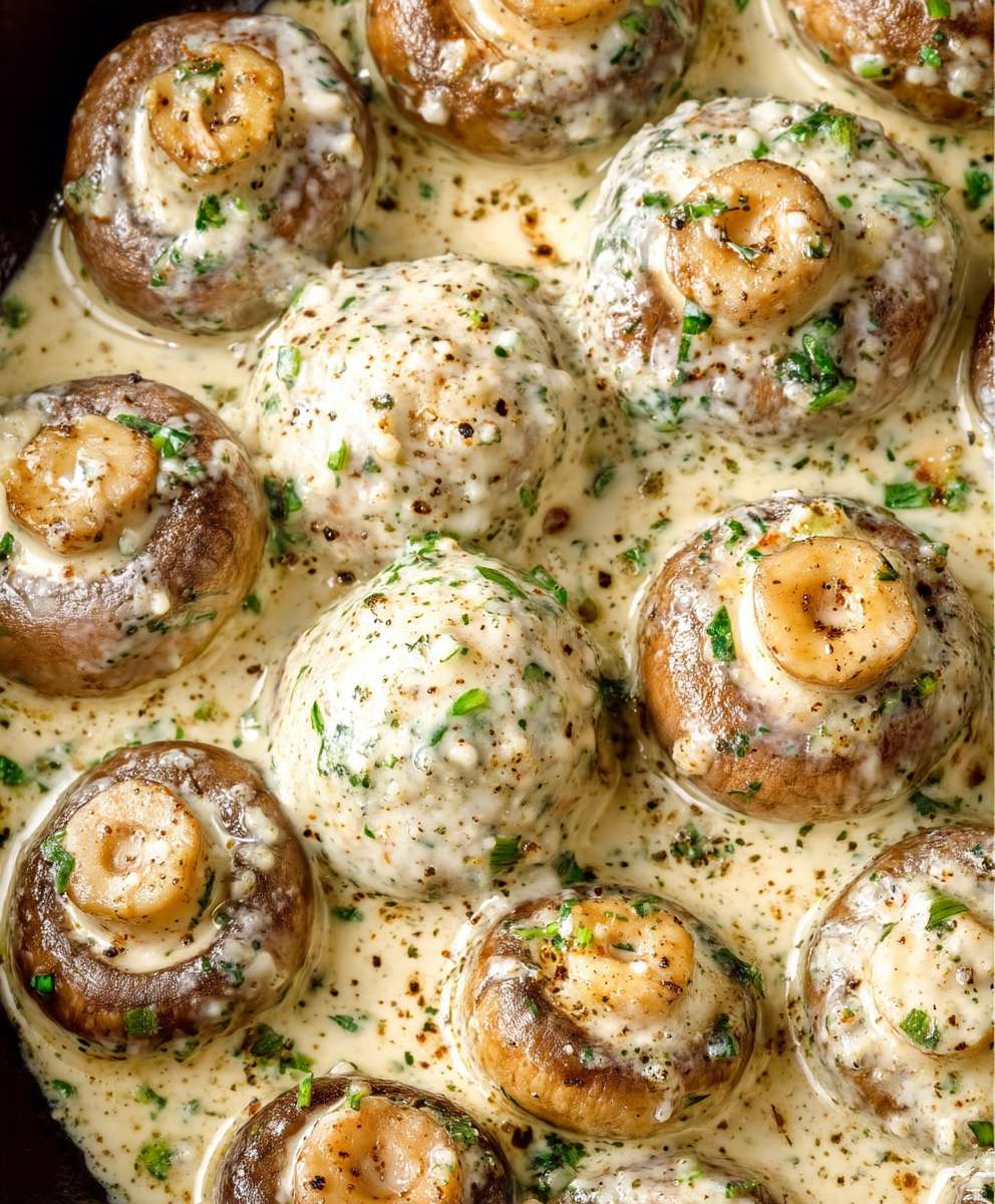 Garlic Parmesan Mushrooms