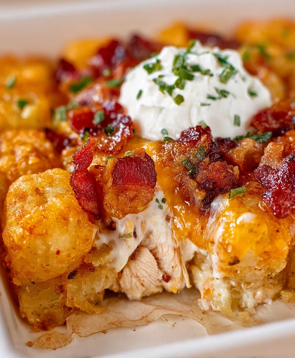 Chicken Bacon Ranch Casserole