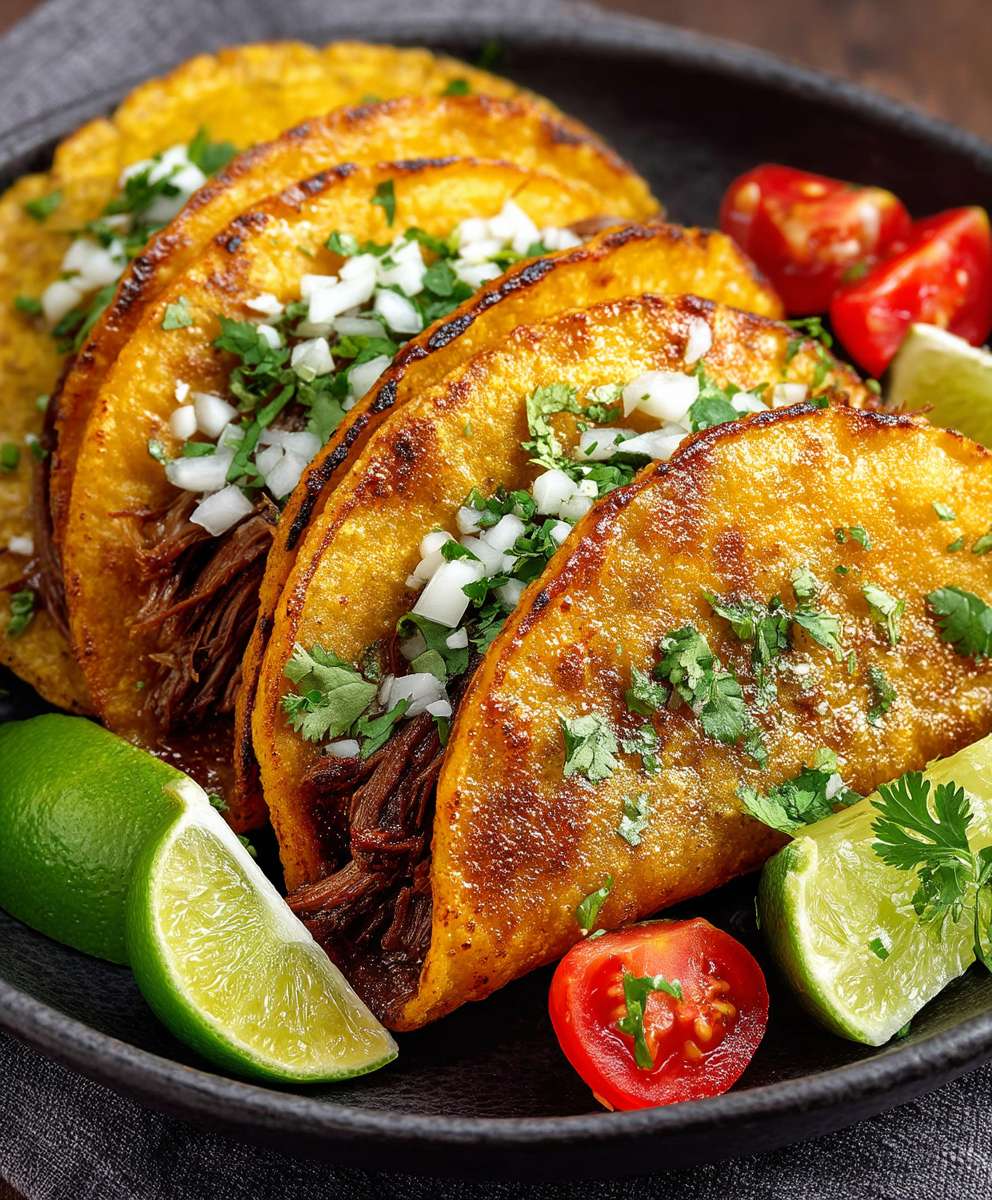Birria tacos slow cooker