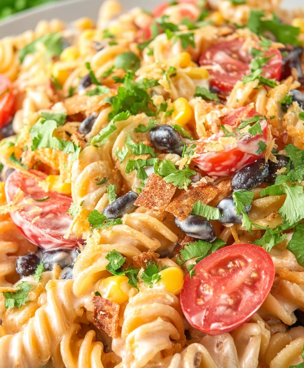 Ranch taco pasta salad