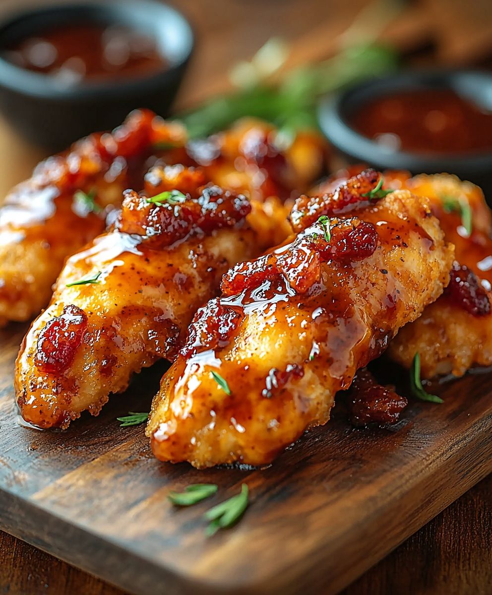 Bacon Brown Sugar Chicken Tenders